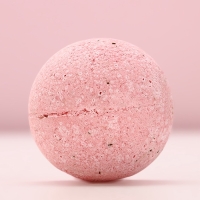 Бомбочка для ванны с лепестками роз &laquo;Ты совершенна&raquo;, 120 г, аромат розы, ЧИСТОЕ СЧАСТЬЕ