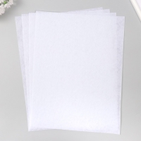 Фетр 1 мм "Бело-голубой" набор 4 листа 30х40 см