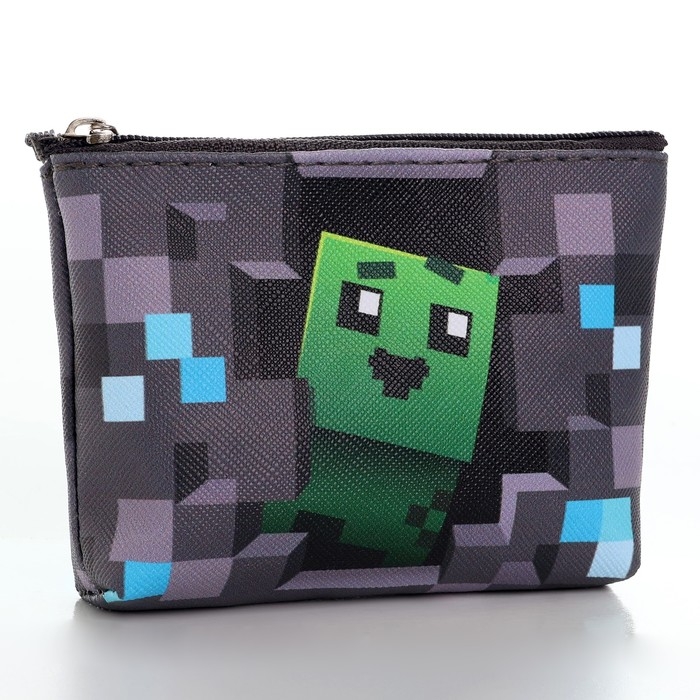 Кошелёк детский для мальчика «Пиксельный мир», МИКС Кошелёк детский для мальчика «Пиксельный мир», МИКС