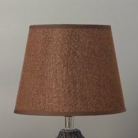 Настольная лампа "Кудри" 1х40Вт Е14 кофе/белый 19,5х19,5х31см Настольная лампа "Кудри" 1х40Вт Е14 кофе/белый 19,5х19,5х31см