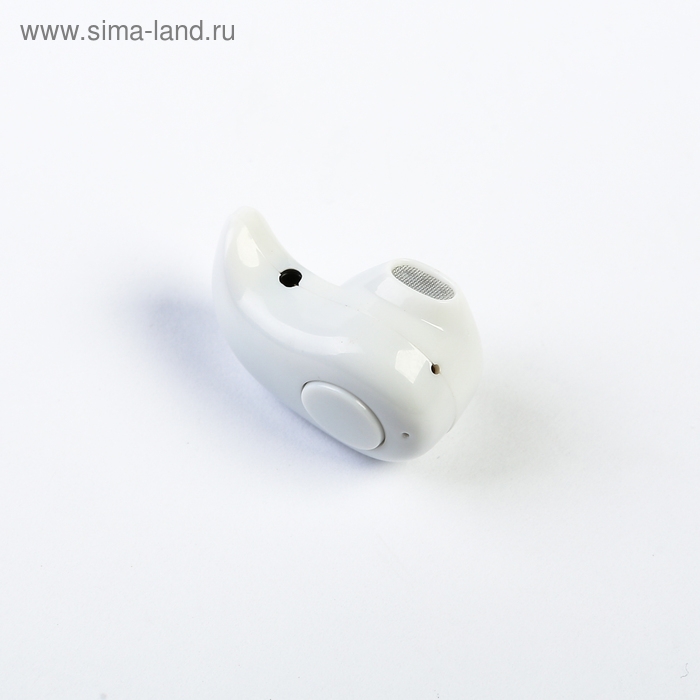 Наушник беспроводной Luazon RX-3, микрофон, АКБ 50 мАч, белые