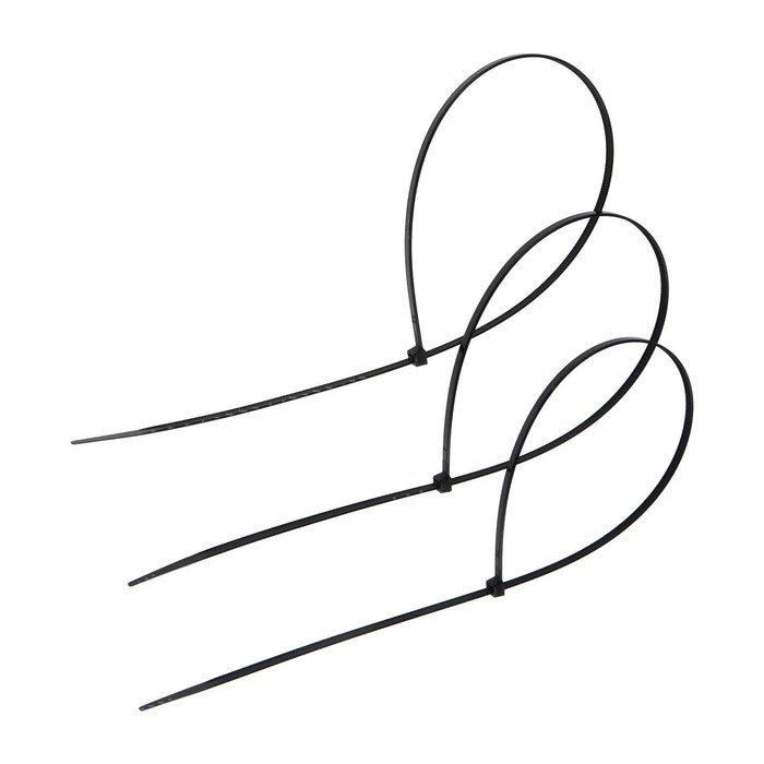 Хомут нейлоновый для стяжки, ТУНДРА, 3,6х500 мм, черный, 100 шт Хомут нейлоновый для стяжки, ТУНДРА, 3,6х500 мм, черный, 100 шт