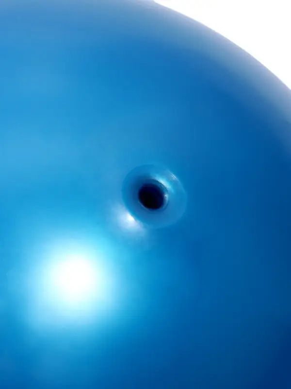 Мяч для художественной гимнастики Металлик, диаметр 19см, цвет синий