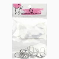 Швензы-крючки СМ-1111-1, (набор 5 пар), цвет серебро