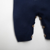 Комбинезон вязаный Крошка Я «Мишка» рост 62-68 см, цвет синий Комбинезон вязаный Крошка Я «Мишка» рост 62-68 см, цвет синий