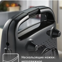 Вафельница Waffle Time WD170D38 серебристый, черный