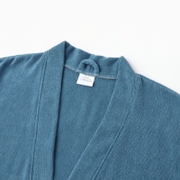 Халат мужской Экономь и Я, цв. морская волна, р-р 52-54, 100% хл, 340 г/м2