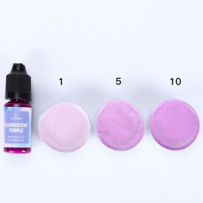 Краска (пигмент) для воска Краска (пигмент) для воска "Флуоресцентный фиолетовый" 10 мл