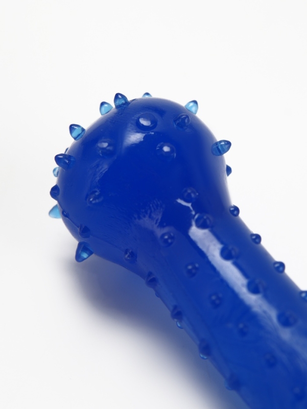 Игрушка-дразнилка "Поймай меня!", прозрачная, PP, 9,5 см, синяя