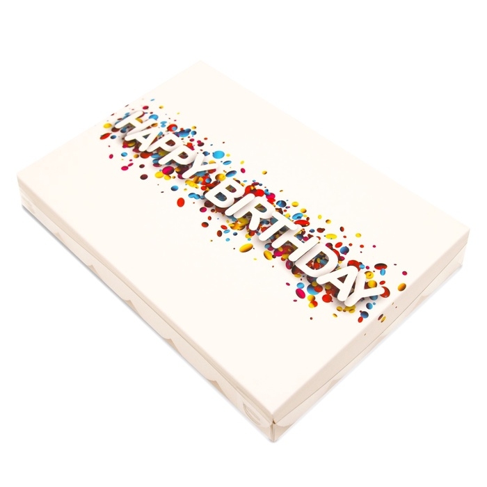 Коробочка для печенья, Коробочка для печенья, "Поздравляю!", 22 х 15 х 3 см 5шт