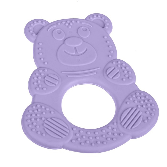 Прорезыватель силиконовый &laquo;Мишутка&raquo;, цвет МИКС, КНОПА