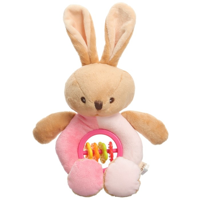 Игрушка-погремушка мягкая &laquo;Зайка&raquo;, Mum&Baby