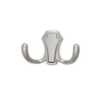 Крючок мебельный CAPPIO HIDDEN, двухрожковый, цвет хром, 2 шт.