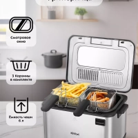Фритюрница электрическая 2000 Вт КТ-6240