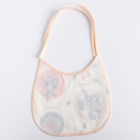 Нагрудник для кормления/слюнявчик непромокаемый из нетканого полотка с ПВХ покрытием, &laquo;Совы&raquo;, цвет МИКС