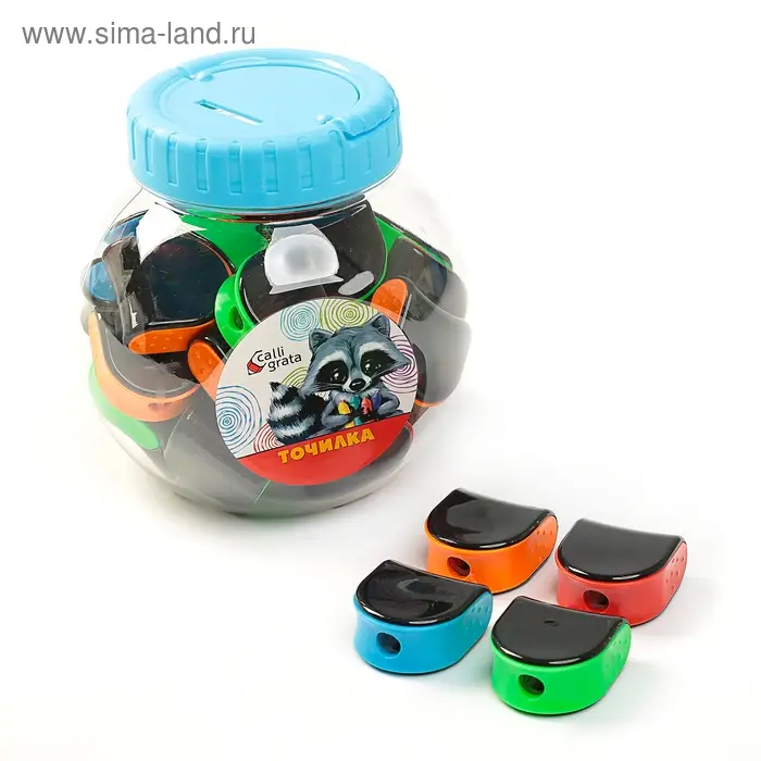 Точилка с контейнером &laquo;Классика&raquo;, корпус МИКС