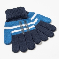 Перчатки детские, цвет тёмно-синий размер 18 Перчатки детские, цвет тёмно-синий размер 18