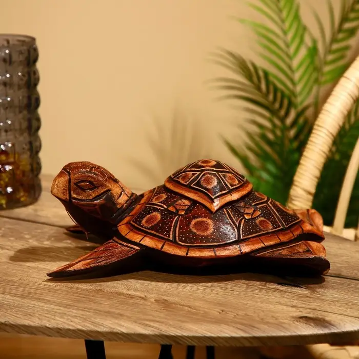 Сувенир "Черепаха" албезия 30х20х6 см