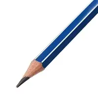 Карандаш чернографитный ErichKrause &laquo;Grafica 100&raquo;, 2B, грифель d=2.2 мм, дерево, шестигранный, в коробке, синий корпус
