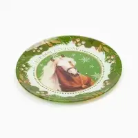 Тарелка плоская "С новым годом", 20 см