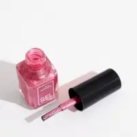 Лак для ногтей с эффектом геля Jeanmishel, тон 160, искрящийся розовый, 6 мл