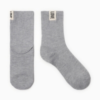 Носки женские KAFTAN Love р.36-39 (23-25 см), серый Носки женские KAFTAN Love р.36-39 (23-25 см), серый