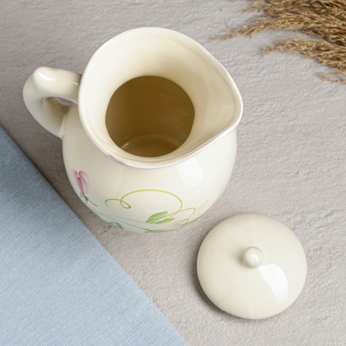 Кувшин "Дачный" 1,4л / 22,5х13,5см, горошек