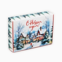 Коробка подарочная новогодняя складная &laquo;Зимняя сказка&raquo;, 21 х 15 х 5 см, Новый год