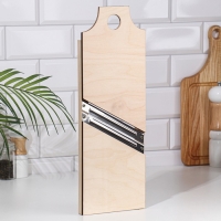 Шинковка деревянная 2 ножа 42,5х15 см