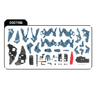 Электронный конструктор &laquo;Велоцираптор&raquo;, 49 деталей, световые и звуковые эффекты
