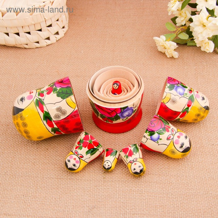 Матрешка "Семёновская", 7-и кукольная, высшая категория