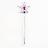 Волшебная палочка и цветная прядь для волос новогодние &laquo;Будь принцессой&raquo; на Новый год, набор