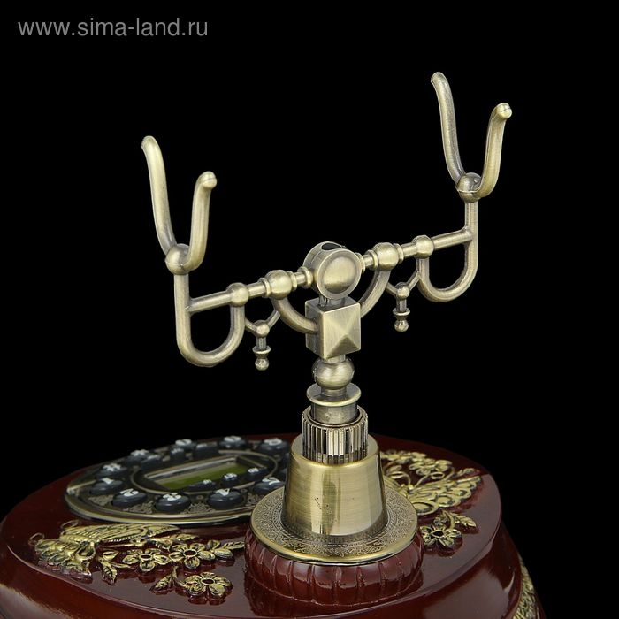 Ретро-телефон Ретро-телефон "Бабочка", 23 х 26 см, коричневый