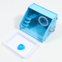 Клетка-переноска для грызунов,акриловая, голубая, 29 х 23,5 х 22 см Клетка-переноска для грызунов,акриловая, голубая, 29 х 23,5 х 22 см