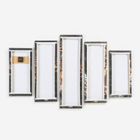 Часы-картина настенные, модульные "Леопард", 80 &times; 140 см