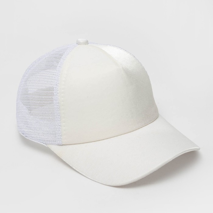 Кепка для девочки Кепка для девочки "Искра" MINAKU цвет белый, р-р 52-54