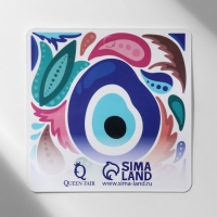 Браслет-оберег &laquo;Детский&raquo; бусины, рука хамса, цветной