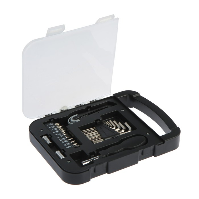 Набор инструментов ТУНДРА, пластиковый кейс, 22 предмета Набор инструментов ТУНДРА, пластиковый кейс, 22 предмета