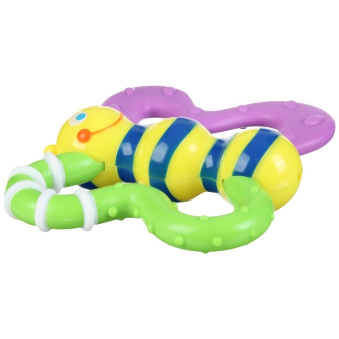 Погремушка &laquo;Бабочка&raquo; с эластичными элементами, в пакете, Крошка Я