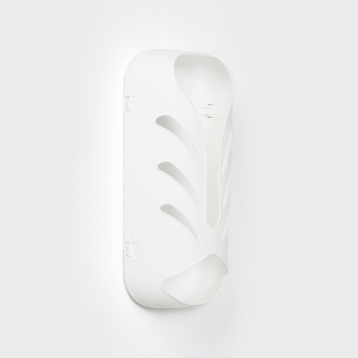 Корзина для пакетов Krita, 12×7×28 см, цвет снежно-белый Корзина для пакетов Krita, 12×7×28 см, цвет снежно-белый