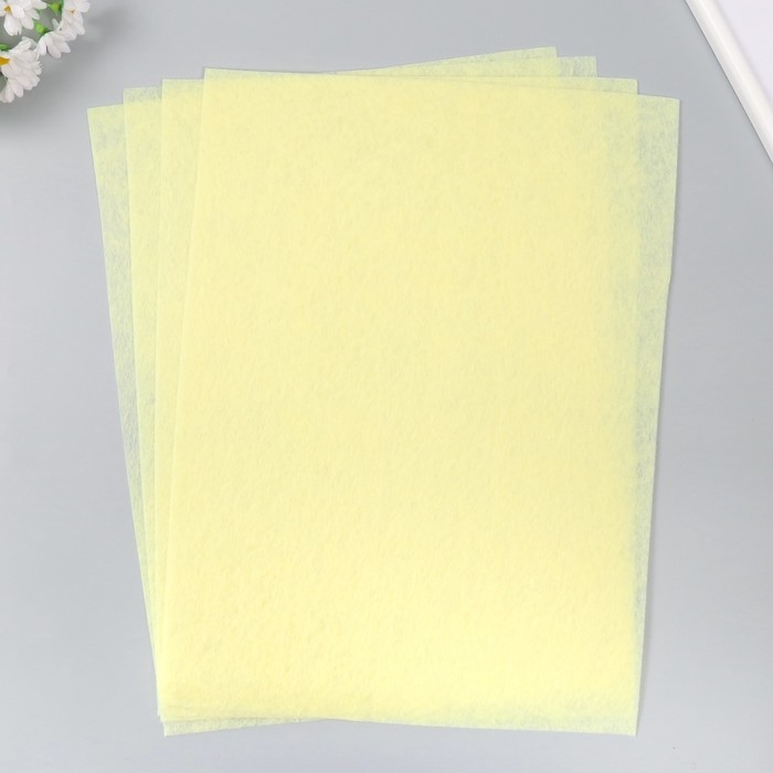 Фетр 1 мм "Песочный" набор 4 листа 30х40 см