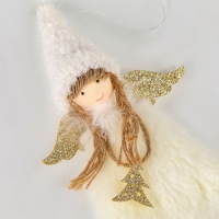 Новый год! Ёлочное украшение кукла &laquo;Фея&raquo;, белая