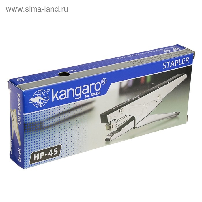 Степлер №24/6 и 26/6 до 30 листов Kangaro HP-45, для сшивания на весу, МИКС