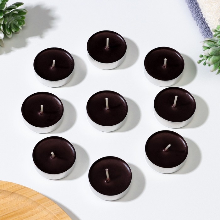 Набор чайных свечей ароматизированных Набор чайных свечей ароматизированных "Арабика", 10гр, 9штук