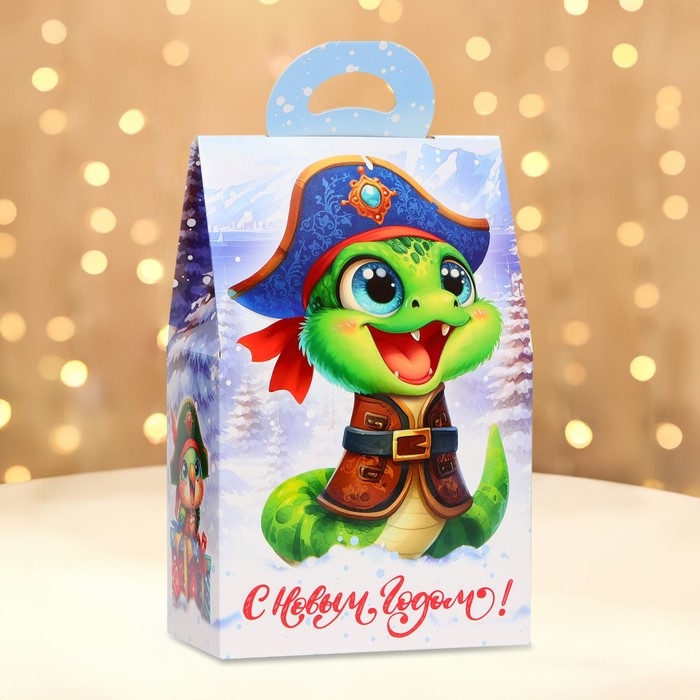 Подарочная коробка "Капитан" 17,2 х 9,5 х 27,5 см,