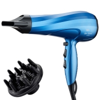 Фен BQ HD2207B, 2400 Вт, 2 скорости, 3 температурных режима, синий Фен BQ HD2207B, 2400 Вт, 2 скорости, 3 температурных режима, синий