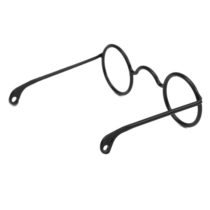 Очки для игрушек, набор 4 шт., размер 1 шт. — 2,5 × 7 × 5,3, цвет чёрный Очки для игрушек, набор 4 шт., размер 1 шт. — 2,5 × 7 × 5,3, цвет чёрный