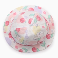 Панама детская "Тюльпаны" MINAKU, цв,розовый , р-р 50