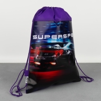 Мешок для обуви &laquo;1 сентября: Super speed&raquo; нетканное полотно, размер 30 х 40 см