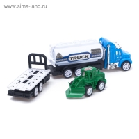 Грузовик инерционный &laquo;Городские службы&raquo; с трактором, МИКС